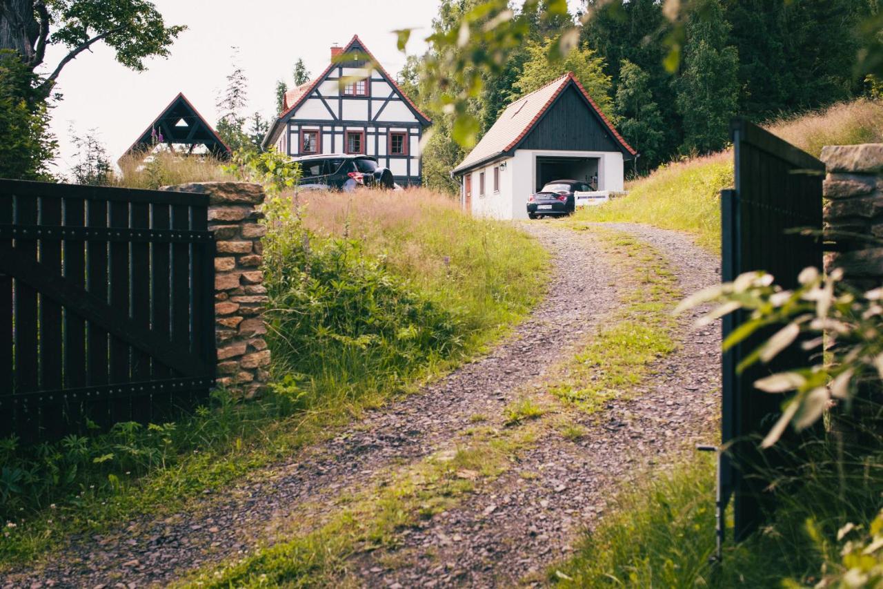 Izerski Horyzont - Dom Z Balia W Lesnej Perspektywie Kopaniec Exterior foto
